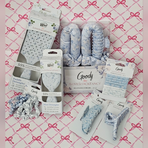 LoveShackFancy X Wet Brush - Blue Set